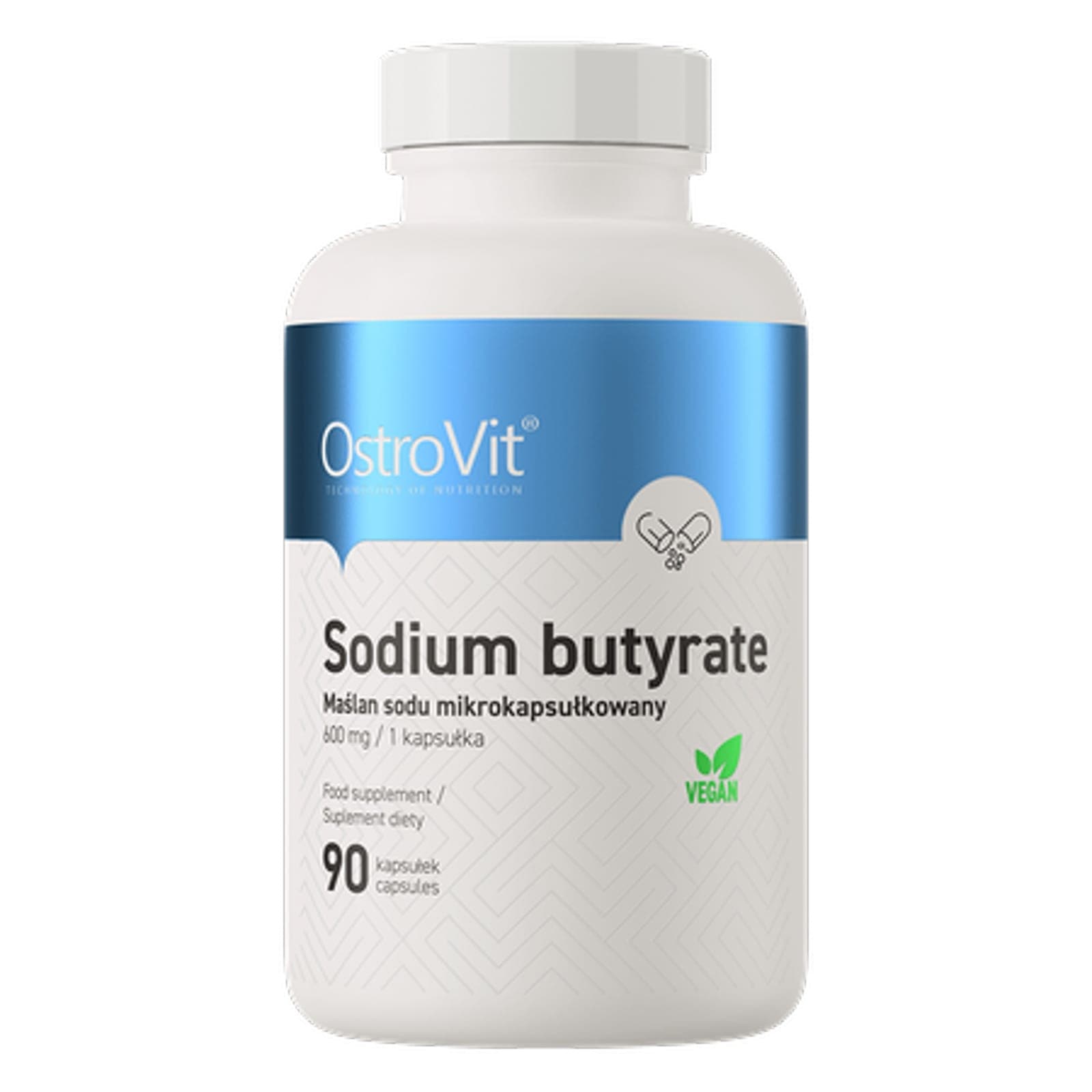 Wsparcie Jelit Maślan Sodu Ostrovit Sodium Butyrate 90kaps