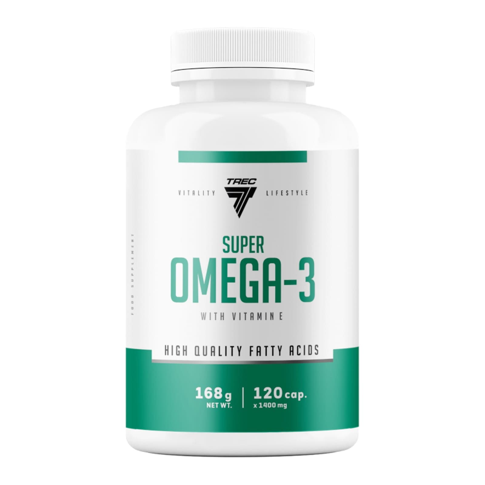 Kwasy Tłuszczowe Omega Trec Nutrition Super Omega 3 120softgels