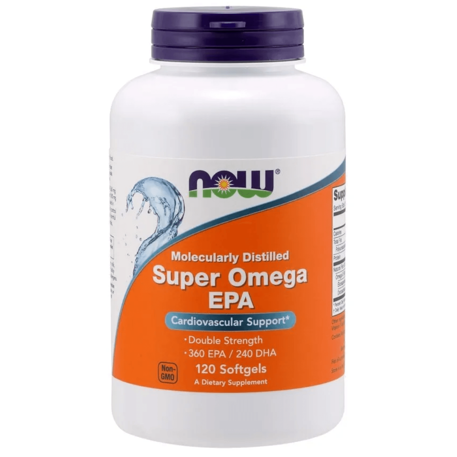 Kwasy Tłuszczowe Now Foods Super Omega EPA Molecularly Distilled 120softgels