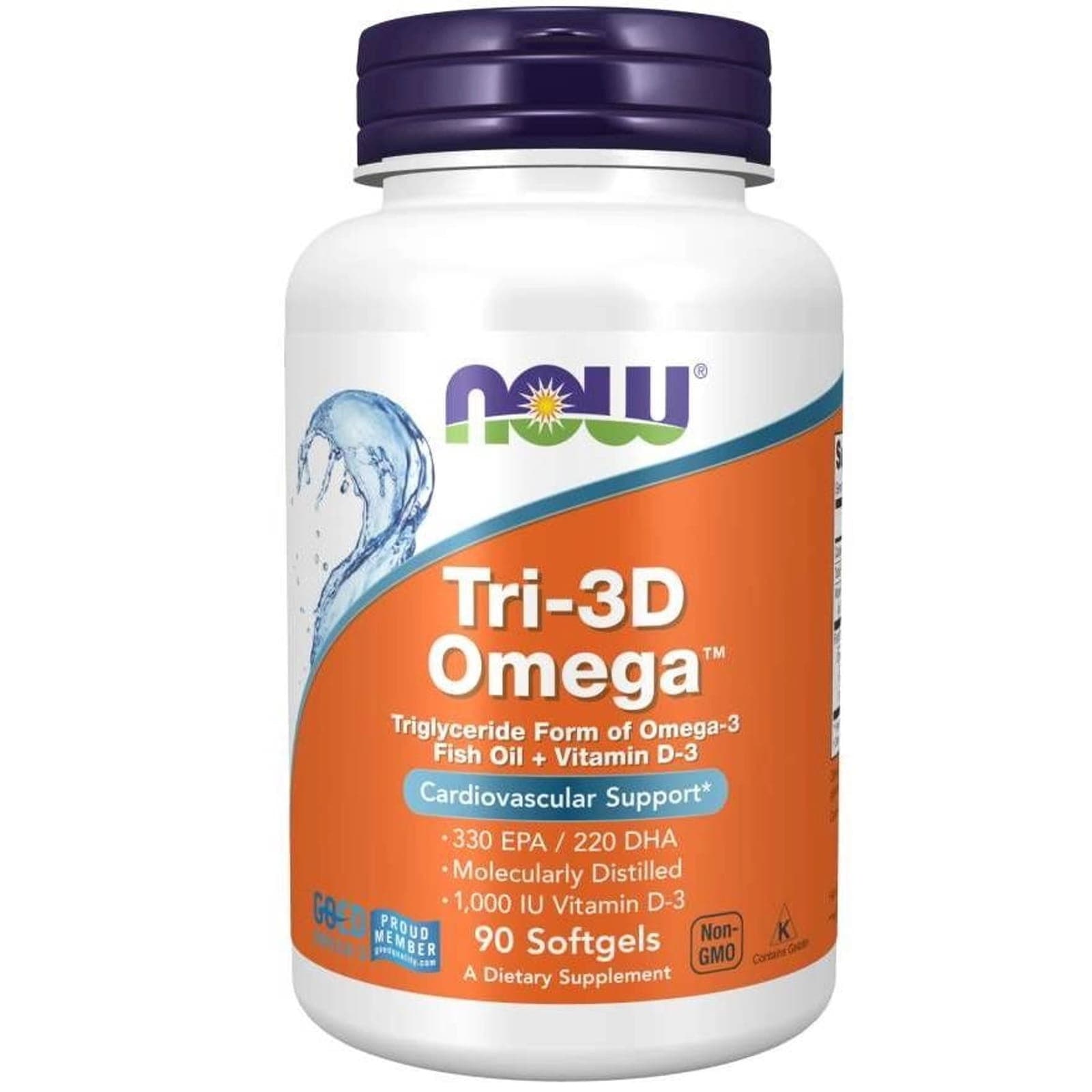 Kwasy Tłuszczowe Now Foods Tri-3D Omega 90sofsgels