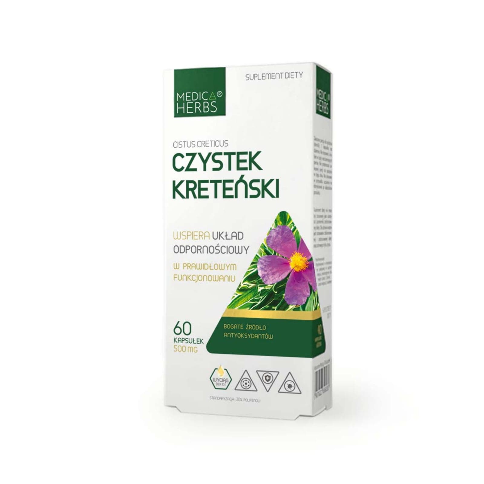 Odporność Medica Herbs Czystek Kreteński 60kaps
