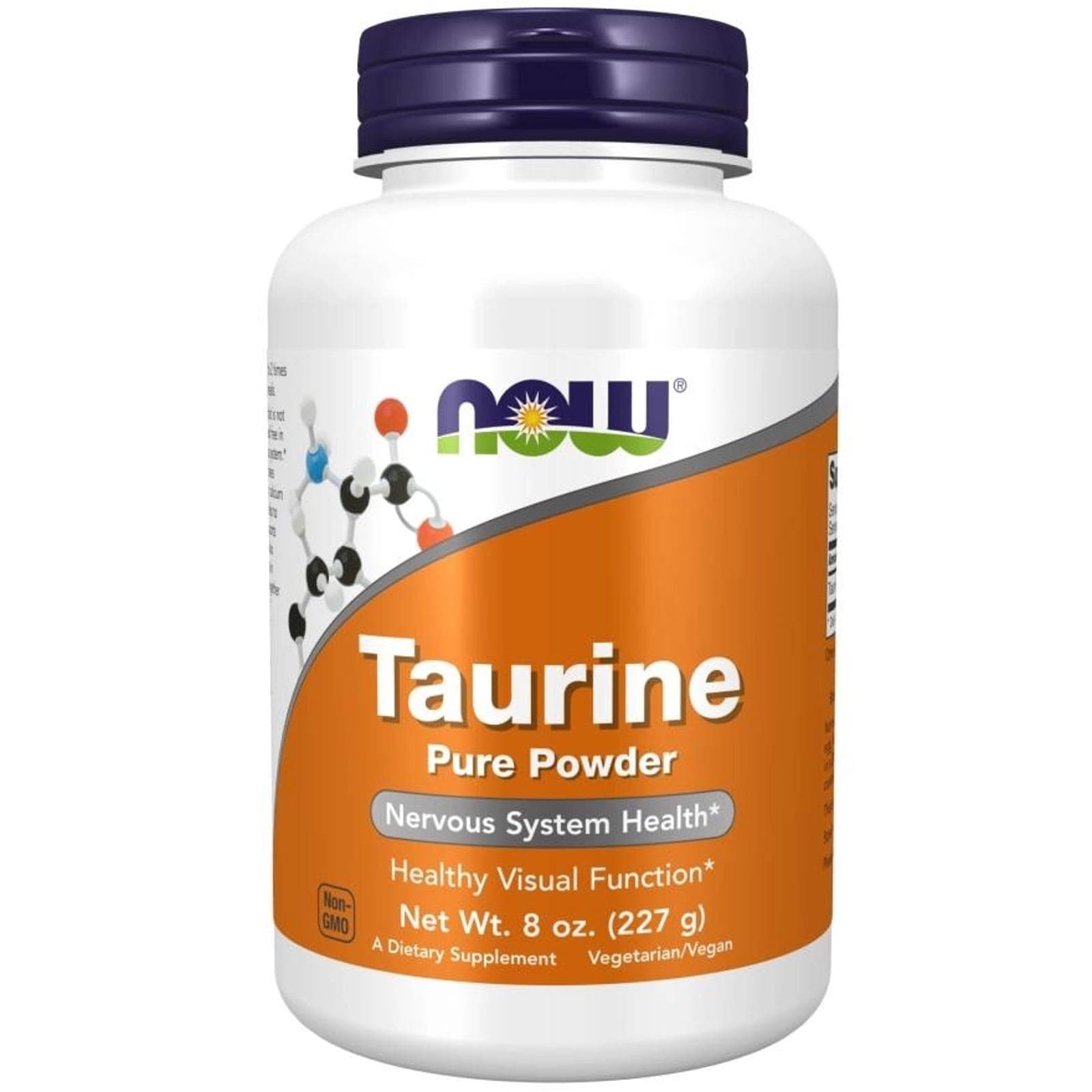 Suplement Przedtreningowy Now Foods Taurine Pure Powder 227g