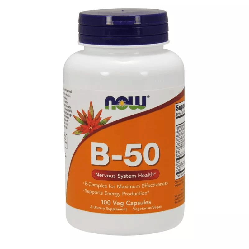 Witaminy B Now Foods B-50 100kaps