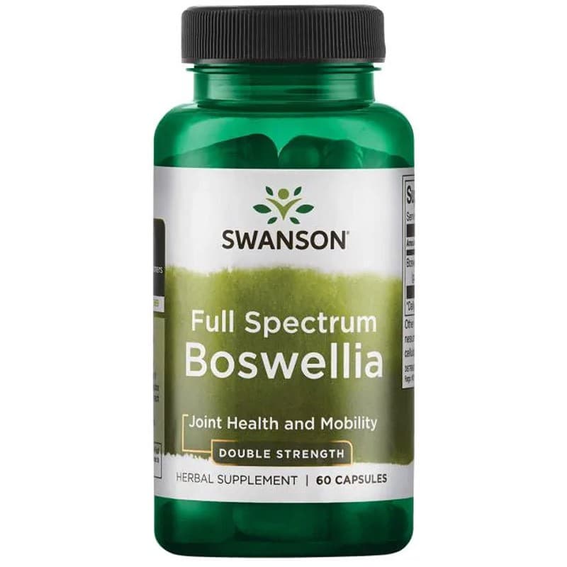 Regeneracja Stawów Ekstrakt z Żywicy Kadzidłowca Swanson Boswelia Double Strength 800mg 60kaps