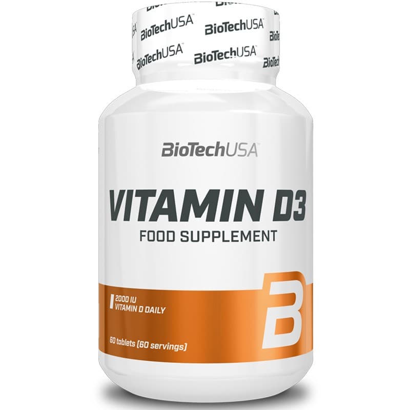Witaminy D BioTechUSA Vitamin D3 50mcg 60tab
