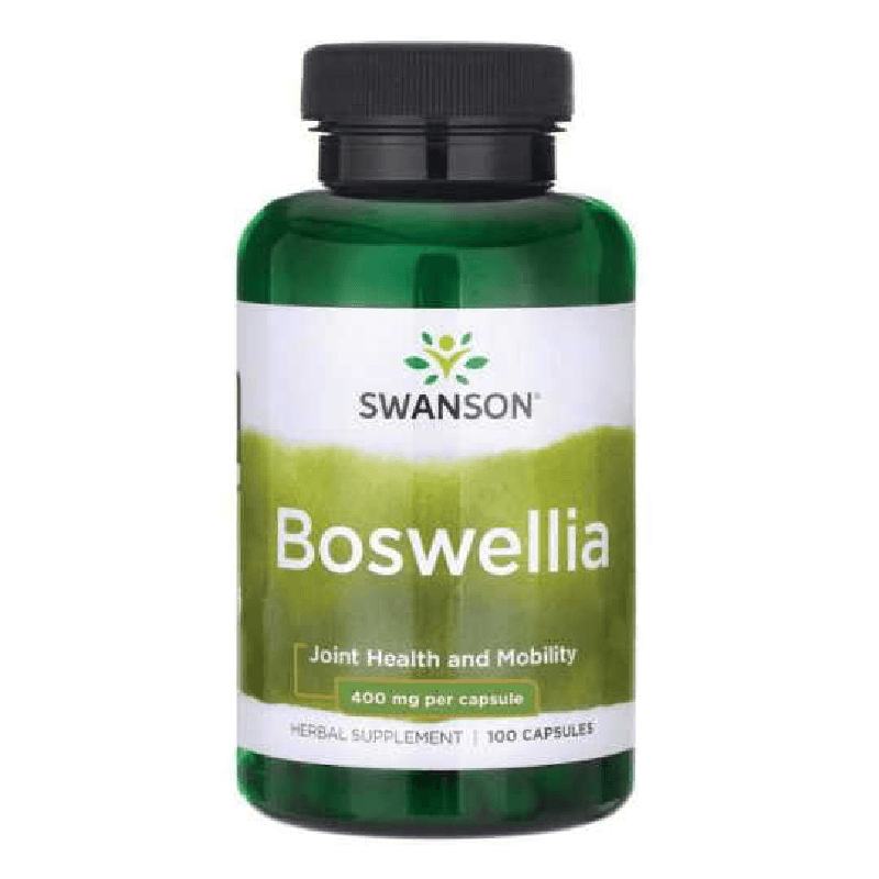 Regeneracja Stawów Ekstrakt z Żywicy Kadzidłowca Swanson Boswelia 400mg 100kaps