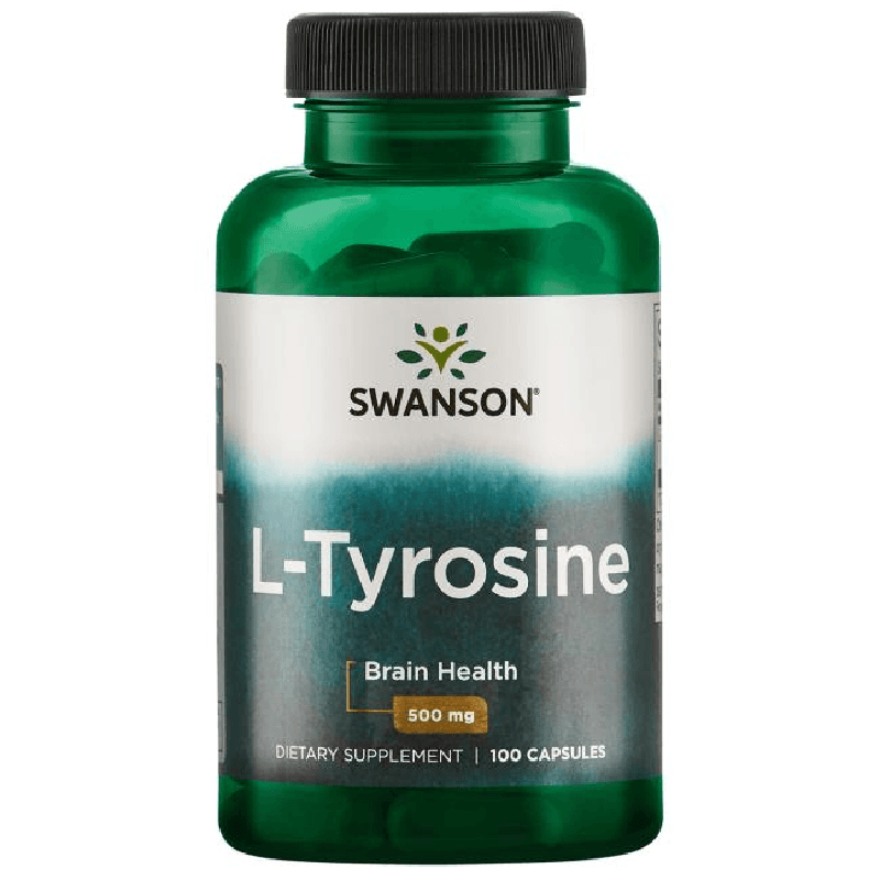 Aminokwasy Tyrozyna Swanson L-Tyrosine 500mg 100kaps