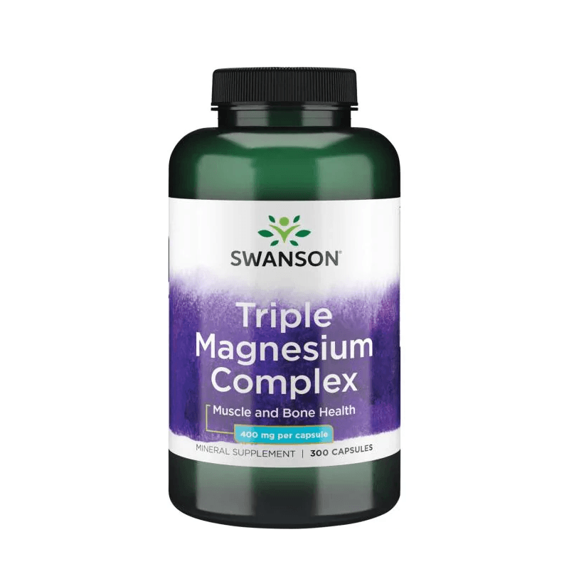 Minerały Magnez Swanson Triple Magnesium Complex 400mg 300kaps